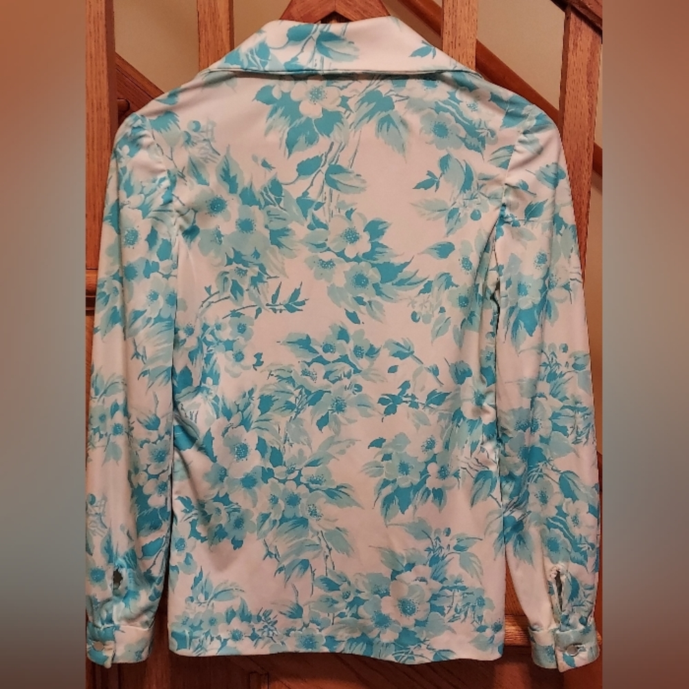 Handmade vintage 1970s long sleeve blouse - Picture 2 of 5